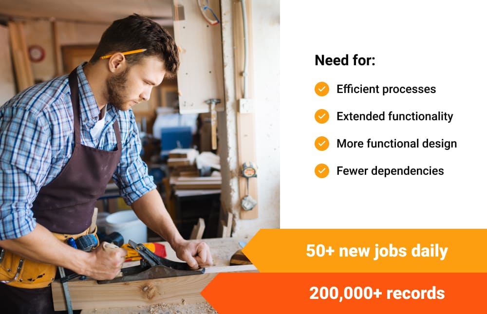 Client's Request for a Web App Redesign