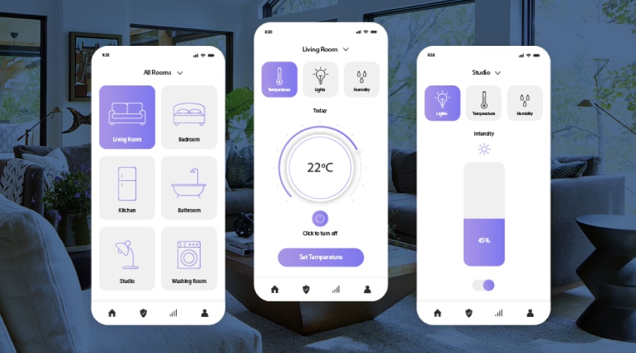 Mobile IoT Apps UX/UI Design