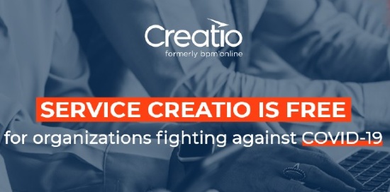 Creatio Offers Service Creatio for Free to Organizations Fighting Against COVID-19