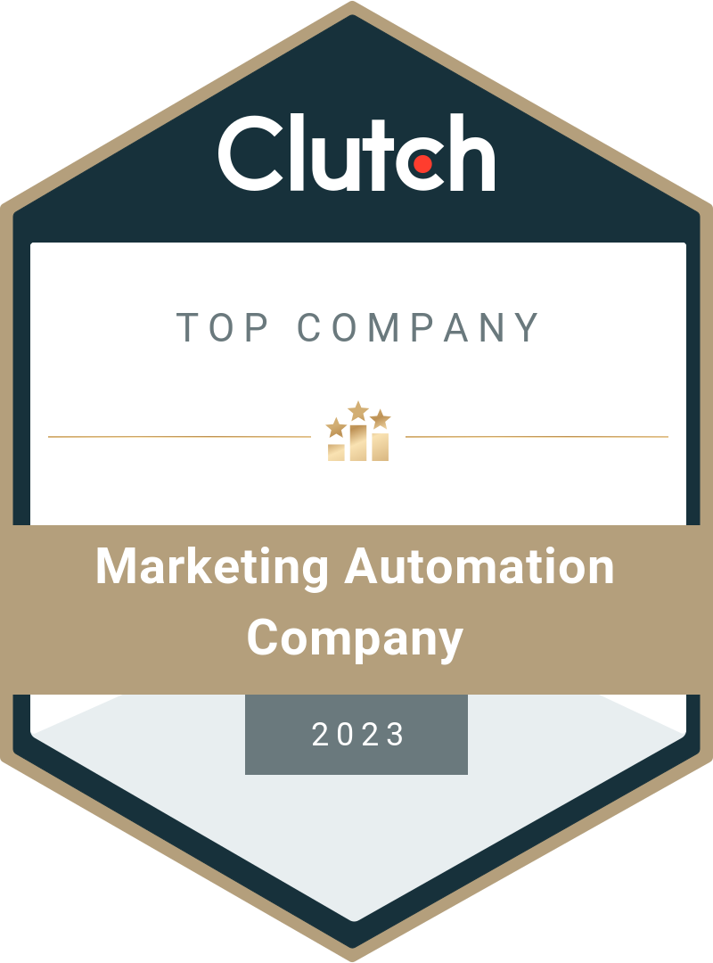 Top Marketing Automation Company 2023 Clutch Award