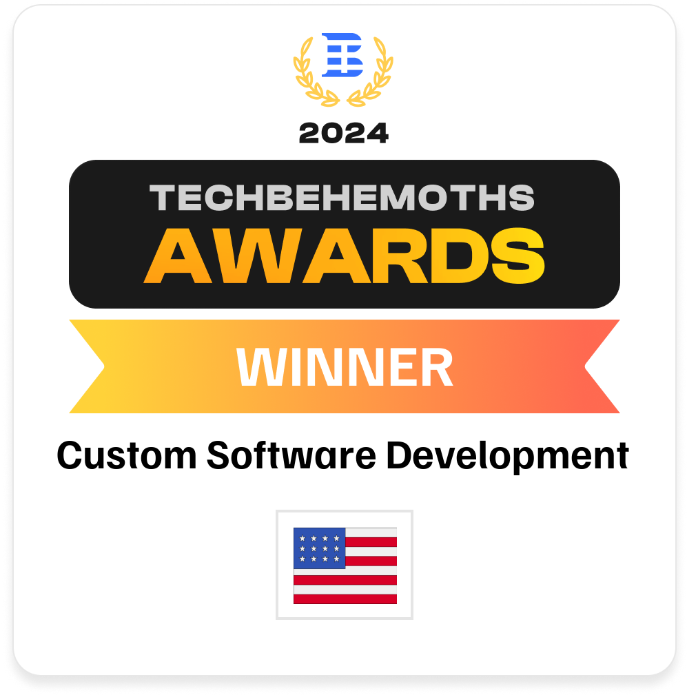 Custom Software Development TechBehemoths 2024 Award