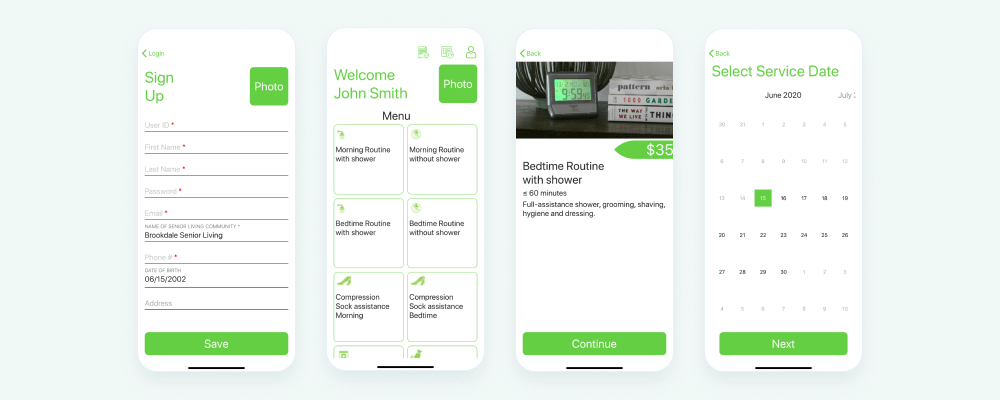 On-Demand Care Assistance iOS App Development