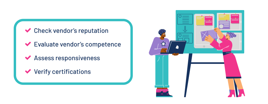 Checklist for Choosing a Trustworthy Vendor