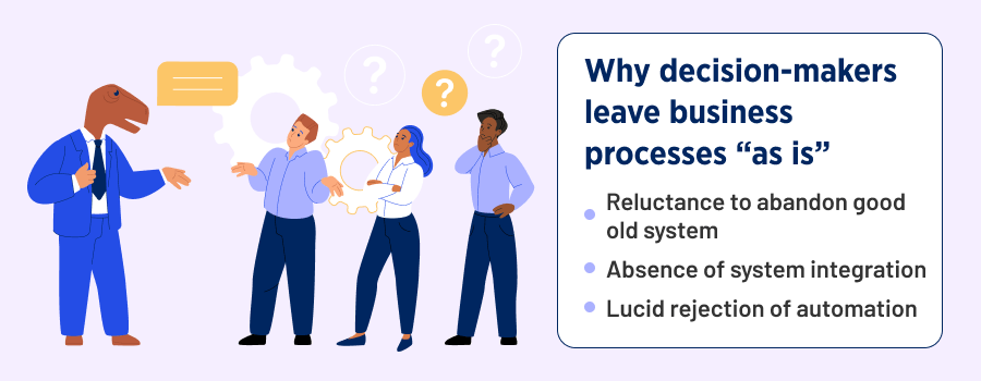 Workflows That Might Remain Non-Automated for Long. Why So?