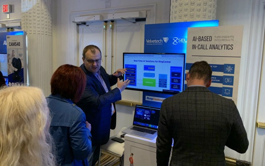 Velvetech introduced its real-time AI platform at ConnectCentral 2018