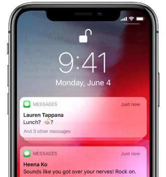 iOS 12 Grouped Notifications