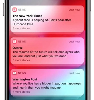 iOS 12 Threaded Notifications